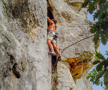 Camping escalade Dordogne