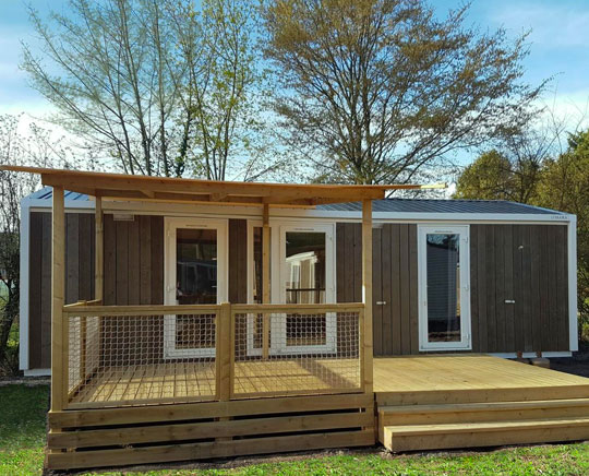 location mobil home familial en Dordogne